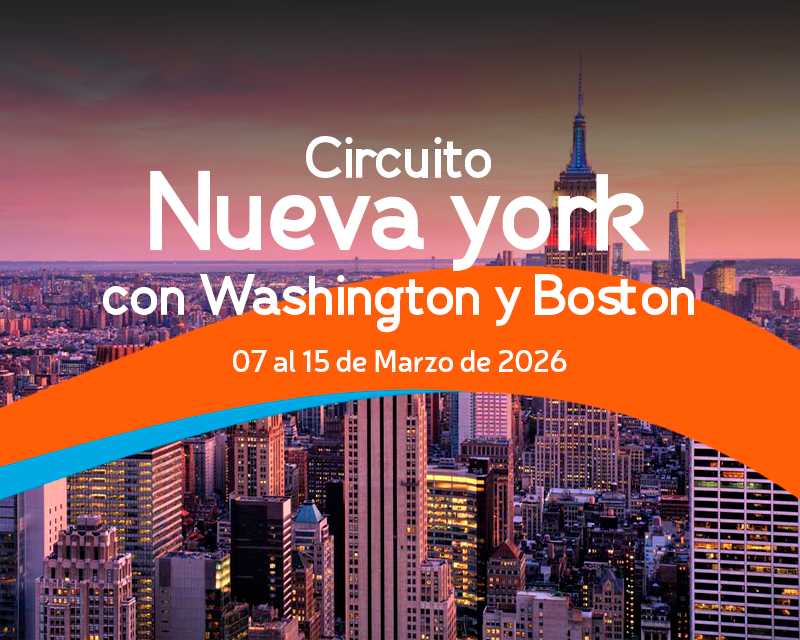 Circuito Nueva York con Washington y Boston